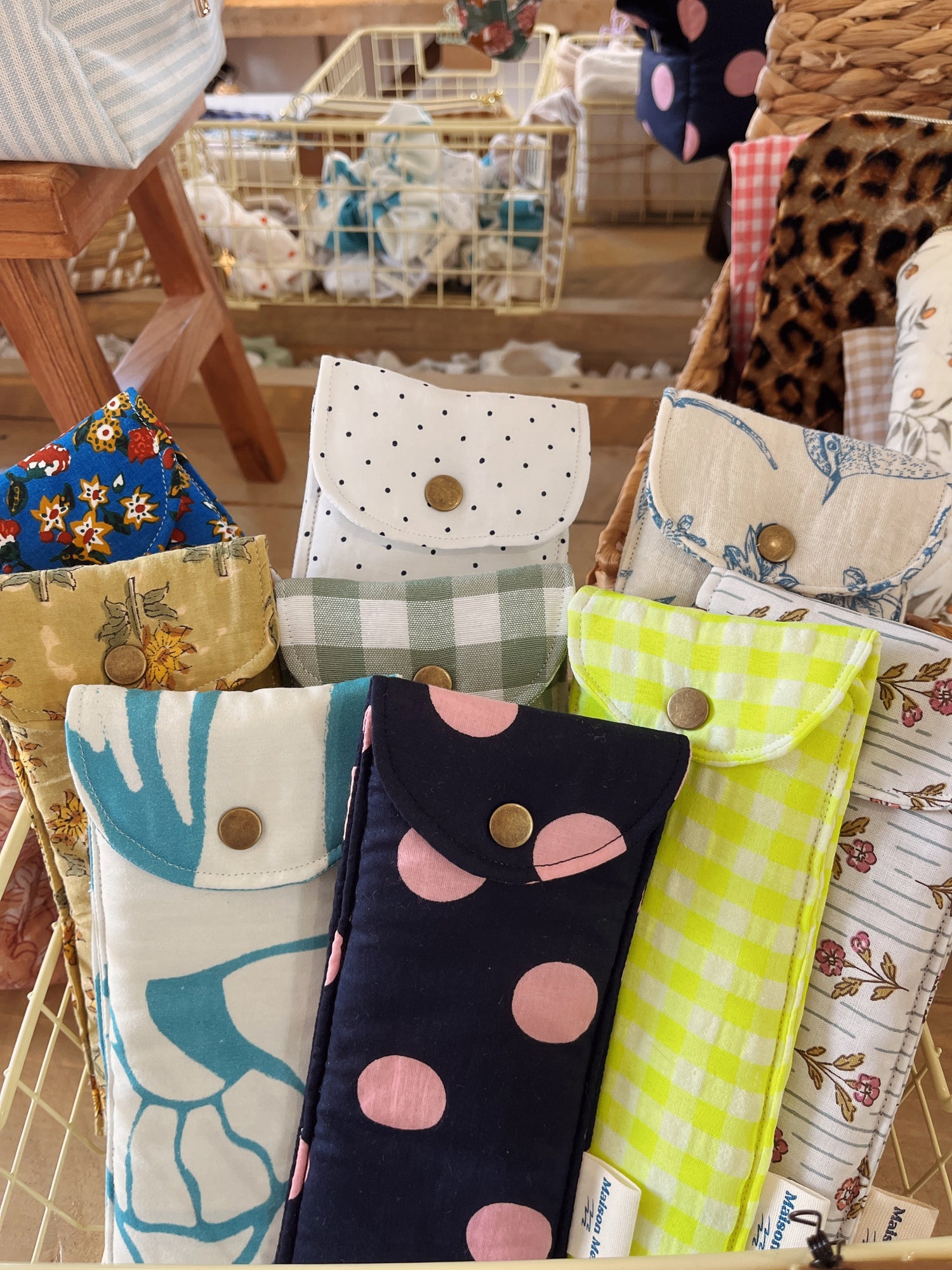 Les pochettes à lunettes