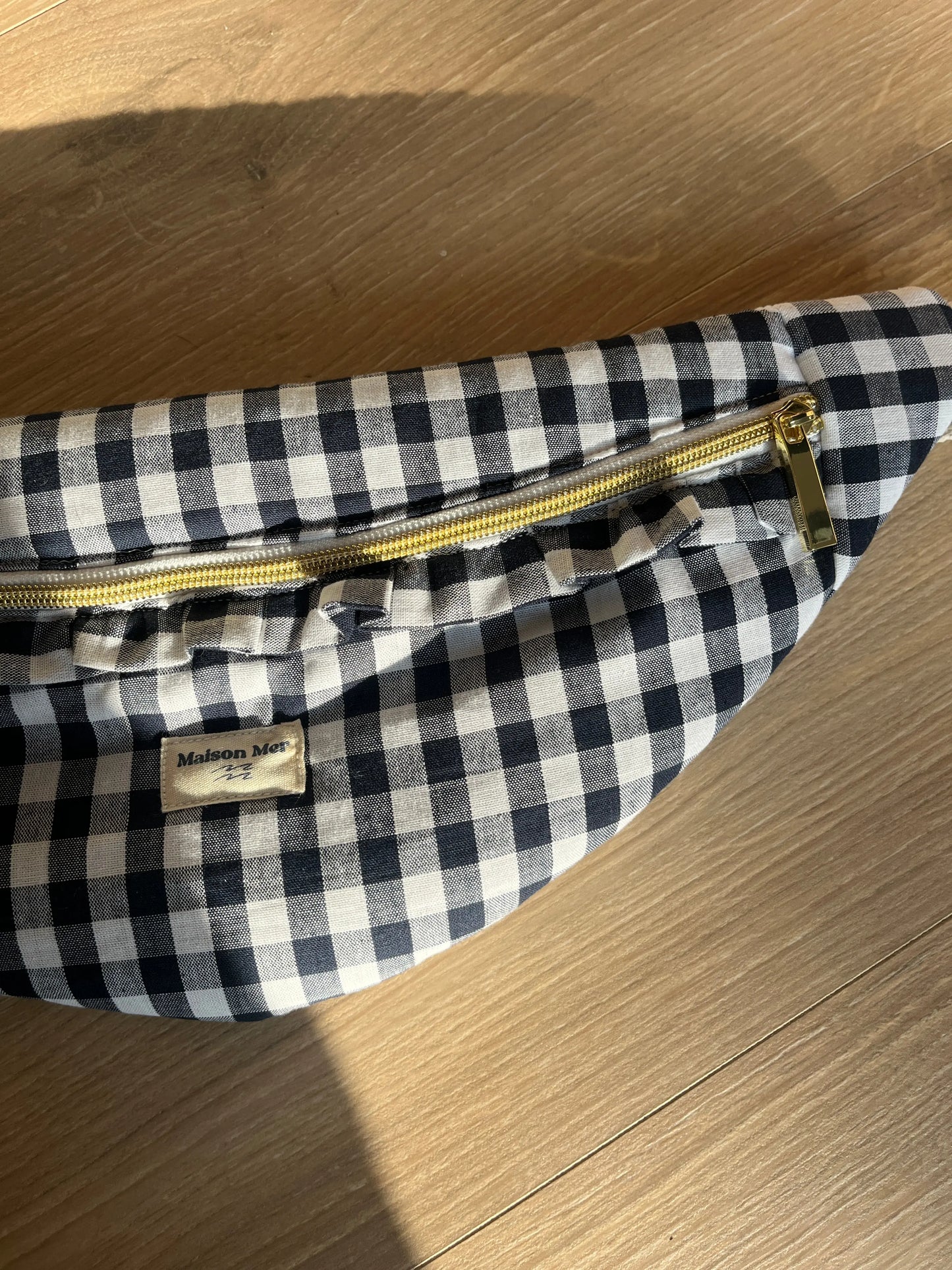 Banane à volants "vichy bleu" Maison Mer