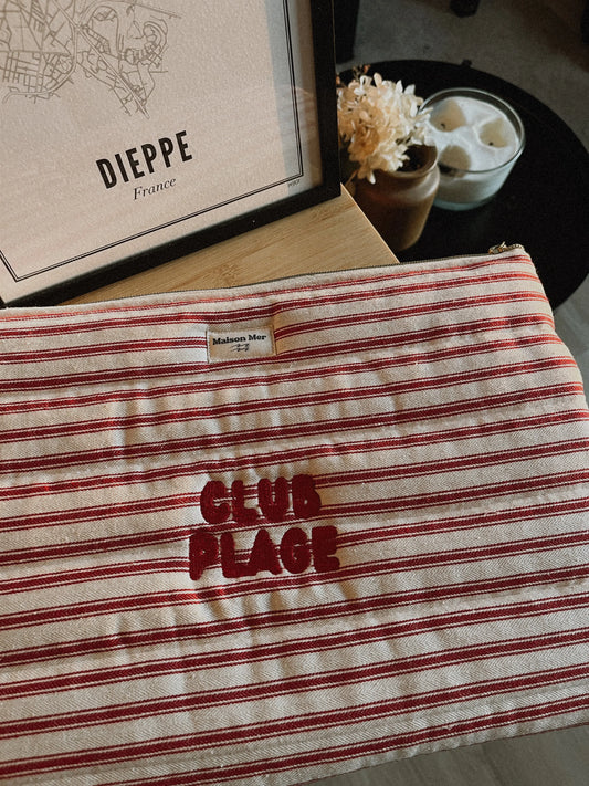 Housse d'ordinateur "club plage" 13 pouces Maison Mer