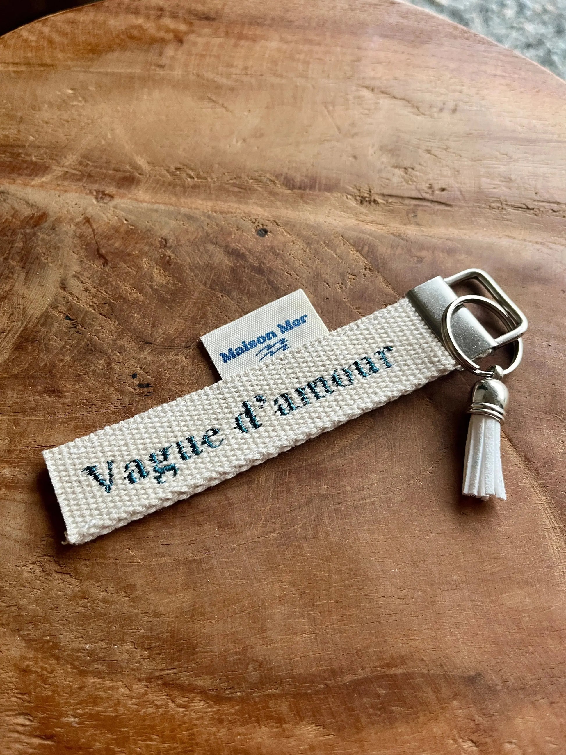 Porte-clés "vague d'amour" Maison Mer