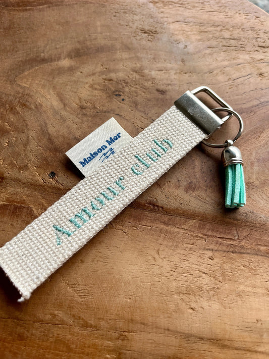 Porte- clés "amour club" Maison Mer